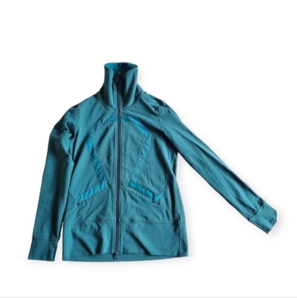 Lululemon Athletica Teal Zip Up Jacket